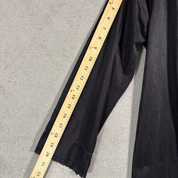 Vintage Paramount S Robe Peignoir Duster Victorian Goth Whimsigoth Witchy Occult - Picture 12 of 16